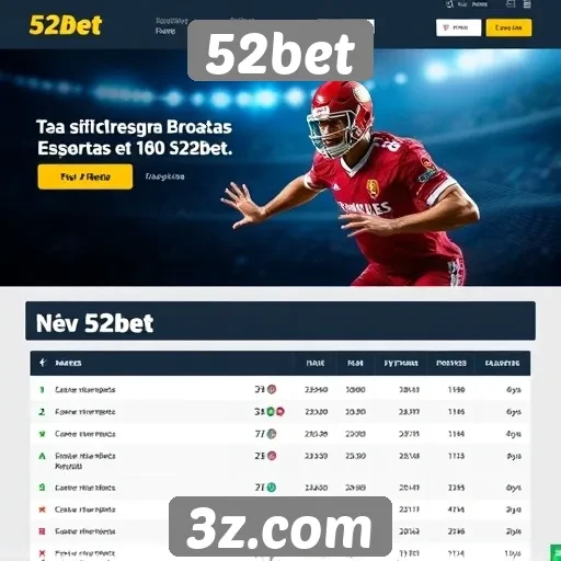 Apostas esportivas em alta no 52bet